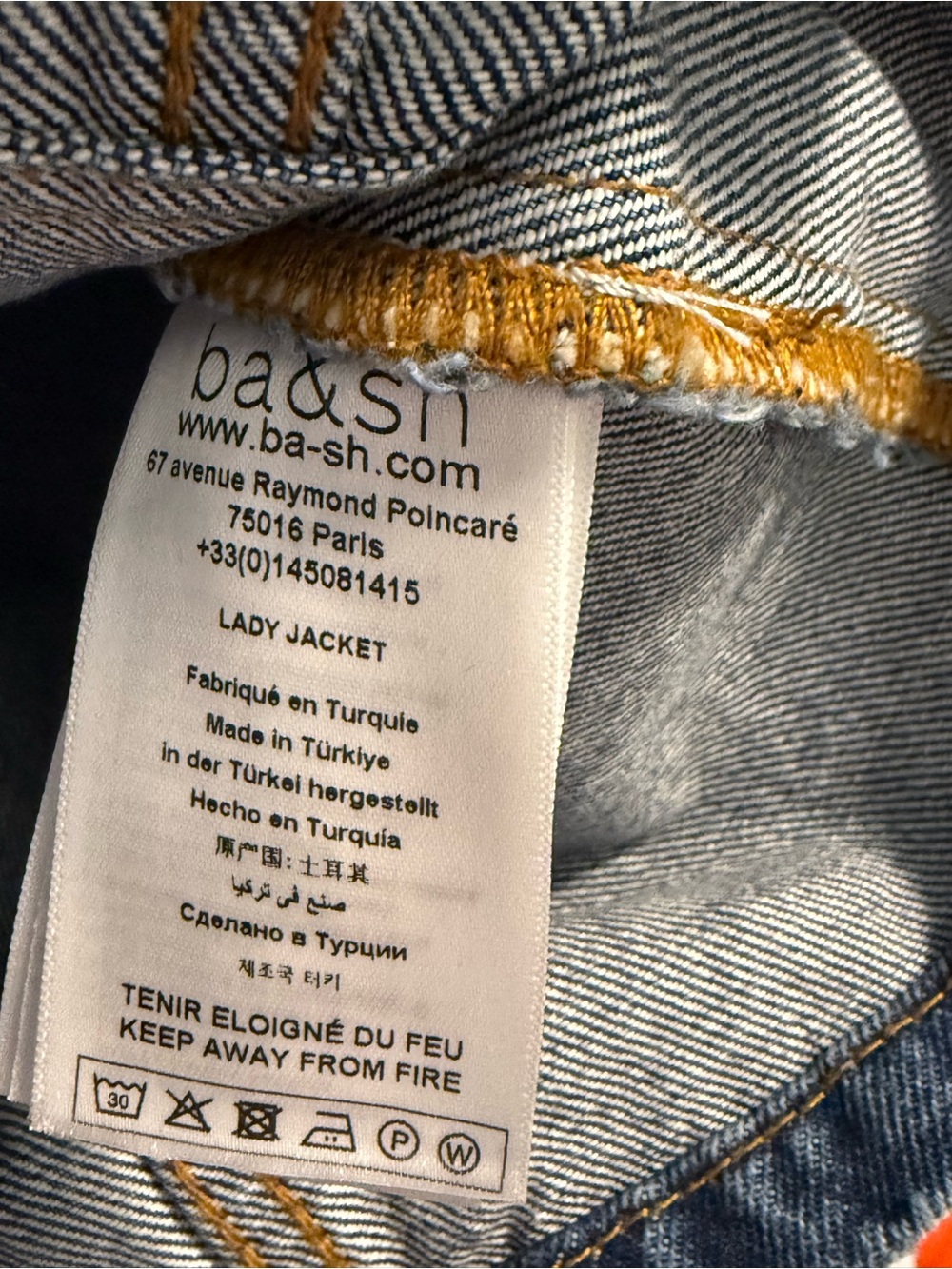 ba&sh Manon Denim Jacket - Picture 7 of 9